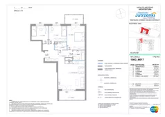 4 pokoje, mieszkanie 85,82 m², piętro 2, oferta nr 106G/M017, Miasteczko Jutrzenki Dzielnica Hortensji - Etap 9, Warszawa, Włochy, ul. Jutrzenki 106G