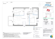 3 pokoje, mieszkanie 53,52 m², piętro 2, oferta nr 106G/M021, Miasteczko Jutrzenki Dzielnica Hortensji - Etap 9, Warszawa, Włochy, ul. Jutrzenki 106G