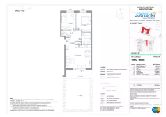 3 pokoje, mieszkanie 63,18 m², piętro 1, oferta nr 106G/M056, Miasteczko Jutrzenki Dzielnica Hortensji - Etap 9, Warszawa, Włochy, ul. Jutrzenki 106G