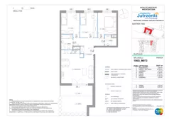4 pokoje, mieszkanie 79,67 m², parter, oferta nr 106G/M073, Miasteczko Jutrzenki Dzielnica Hortensji - Etap 9, Warszawa, Włochy, ul. Jutrzenki 106G