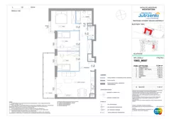 4 pokoje, mieszkanie 73,99 m², piętro 2, oferta nr 106G/M087, Miasteczko Jutrzenki Dzielnica Hortensji - Etap 9, Warszawa, Włochy, ul. Jutrzenki 106G