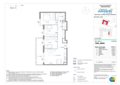 4 pokoje, mieszkanie 73,99 m², piętro 3, oferta nr 106G/M095, Miasteczko Jutrzenki Dzielnica Hortensji - Etap 9, Warszawa, Włochy, ul. Jutrzenki 106G