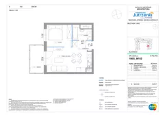 2 pokoje, mieszkanie 32,74 m², piętro 3, oferta nr 106G/M102, Miasteczko Jutrzenki Dzielnica Hortensji - Etap 9, Warszawa, Włochy, ul. Jutrzenki 106G