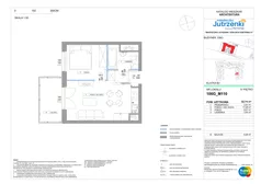 2 pokoje, mieszkanie 32,74 m², piętro 4, oferta nr 106G/M110, Miasteczko Jutrzenki Dzielnica Hortensji - Etap 9, Warszawa, Włochy, ul. Jutrzenki 106G