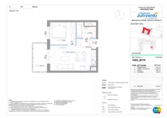 2 pokoje, mieszkanie 32,74 m², piętro 5, oferta nr 106G/M118, Miasteczko Jutrzenki Dzielnica Hortensji - Etap 9, Warszawa, Włochy, ul. Jutrzenki 106G