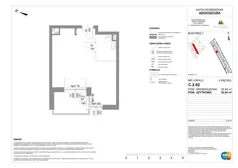 Lokal użytkowy 30,94 m², oferta nr C.2.62, My Forest - lokale użytkowe, Warszawa, Białołęka, ul. Modlińska 342