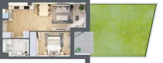 2 pokoje, mieszkanie 39,02 m², parter, oferta nr A.0.20, My Forest, Warszawa, Białołęka, ul. Modlińska 342