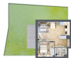 2 pokoje, mieszkanie 37,43 m², parter, oferta nr A.0.04, My Forest, Warszawa, Białołęka, ul. Modlińska 342