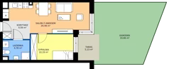 2 pokoje, mieszkanie 40,04 m², parter, oferta nr A.0.24, My Forest, Warszawa, Białołęka, ul. Modlińska 342