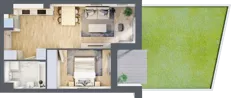 2 pokoje, mieszkanie 39,02 m², parter, oferta nr A.0.21, My Forest, Warszawa, Białołęka, ul. Modlińska 342