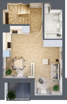 2 pokoje, mieszkanie 38,21 m², piętro 2, oferta nr A.2.41, My Forest, Warszawa, Białołęka, ul. Modlińska 342