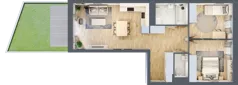 3 pokoje, mieszkanie 64,00 m², parter, oferta nr A.0.50, My Forest, Warszawa, Białołęka, ul. Modlińska 342