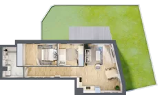3 pokoje, mieszkanie 57,91 m², parter, oferta nr A.0.18, My Forest, Warszawa, Białołęka, ul. Modlińska 342