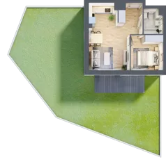 2 pokoje, mieszkanie 37,21 m², parter, oferta nr A.0.72, My Forest, Warszawa, Białołęka, ul. Modlińska 342