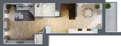 3 pokoje, mieszkanie 53,98 m², piętro 2, oferta nr B.2.42, My Forest, Warszawa, Białołęka, ul. Modlińska 342