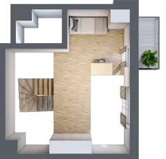 2 pokoje, mieszkanie 41,59 m², piętro 2, oferta nr B.2.43, My Forest, Warszawa, Białołęka, ul. Modlińska 342