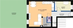4 pokoje, mieszkanie 80,61 m², parter, oferta nr S1 - 2A, Nowe Zagórze, Kielce, Zagórze, ul. Zagórska 288