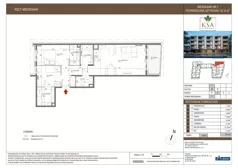 3 pokoje, mieszkanie 70,12 m², piętro 1, oferta nr 1, KSA Klonowa, Kielce, Szydłówek, ul. Klonowa 69