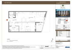 2 pokoje, mieszkanie 50,19 m², piętro 1, oferta nr 3, KSA Klonowa, Kielce, Szydłówek, ul. Klonowa 69