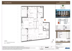 3 pokoje, mieszkanie 57,79 m², piętro 1, oferta nr 30, KSA Klonowa, Kielce, Szydłówek, ul. Klonowa 69