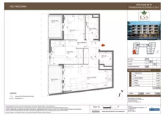 3 pokoje, mieszkanie 51,79 m², piętro 2, oferta nr 36, KSA Klonowa, Kielce, Szydłówek, ul. Klonowa 69