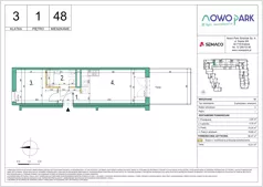 2 pokoje, mieszkanie 36,47 m², piętro 1, oferta nr 48, NowoPark, Kraków, Czyżyny, ul. Sołtysowska/Tomickiego