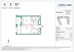 2 pokoje, mieszkanie 38,22 m², piętro 2, oferta nr 57, NowoPark, Kraków, Czyżyny, ul. Sołtysowska/Tomickiego