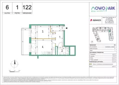 2 pokoje, mieszkanie 41,10 m², piętro 1, oferta nr 122, NowoPark, Kraków, Czyżyny, ul. Sołtysowska/Tomickiego
