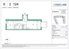 2 pokoje, mieszkanie 39,35 m², piętro 2, oferta nr 124, NowoPark, Kraków, Czyżyny, ul. Sołtysowska/Tomickiego