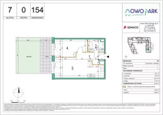 2 pokoje, mieszkanie 42,40 m², parter, oferta nr 154, NowoPark, Kraków, Czyżyny, ul. Sołtysowska/Tomickiego
