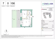 2 pokoje, mieszkanie 31,85 m², parter, oferta nr 156, NowoPark, Kraków, Czyżyny, ul. Sołtysowska/Tomickiego