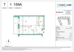 2 pokoje, mieszkanie 47,74 m², piętro 1, oferta nr 159A, NowoPark, Kraków, Czyżyny, ul. Sołtysowska/Tomickiego