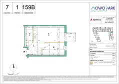 2 pokoje, mieszkanie 47,74 m², piętro 1, oferta nr 159B, NowoPark, Kraków, Czyżyny, ul. Sołtysowska/Tomickiego
