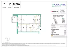 2 pokoje, mieszkanie 47,74 m², piętro 2, oferta nr 169A, NowoPark, Kraków, Czyżyny, ul. Sołtysowska/Tomickiego