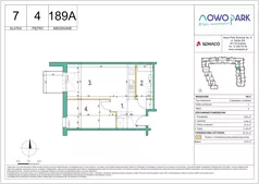 2 pokoje, mieszkanie 47,74 m², piętro 4, oferta nr 189A, NowoPark, Kraków, Czyżyny, ul. Sołtysowska/Tomickiego