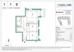 3 pokoje, mieszkanie 60,82 m², piętro 1, oferta nr 8, NowoPark, Kraków, Czyżyny, ul. Sołtysowska/Tomickiego