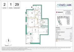 3 pokoje, mieszkanie 60,06 m², piętro 1, oferta nr 29, NowoPark, Kraków, Czyżyny, ul. Sołtysowska/Tomickiego