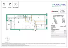 3 pokoje, mieszkanie 65,25 m², piętro 2, oferta nr 35, NowoPark, Kraków, Czyżyny, ul. Sołtysowska/Tomickiego