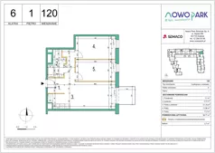 3 pokoje, mieszkanie 56,77 m², piętro 1, oferta nr 120, NowoPark, Kraków, Czyżyny, ul. Sołtysowska/Tomickiego