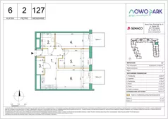 3 pokoje, mieszkanie 59,57 m², piętro 2, oferta nr 127, NowoPark, Kraków, Czyżyny, ul. Sołtysowska/Tomickiego