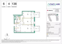 3 pokoje, mieszkanie 56,48 m², piętro 4, oferta nr 138, NowoPark, Kraków, Czyżyny, ul. Sołtysowska/Tomickiego
