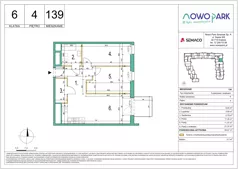 3 pokoje, mieszkanie 59,57 m², piętro 4, oferta nr 139, NowoPark, Kraków, Czyżyny, ul. Sołtysowska/Tomickiego