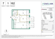 3 pokoje, mieszkanie 58,31 m², piętro 1, oferta nr 162, NowoPark, Kraków, Czyżyny, ul. Sołtysowska/Tomickiego