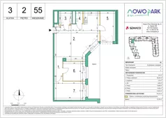 4 pokoje, mieszkanie 78,25 m², piętro 2, oferta nr 55, NowoPark, Kraków, Czyżyny, ul. Sołtysowska/Tomickiego