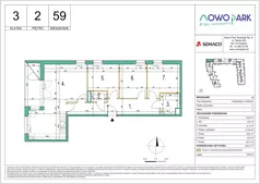4 pokoje, mieszkanie 82,27 m², piętro 2, oferta nr 59, NowoPark, Kraków, Czyżyny, ul. Sołtysowska/Tomickiego