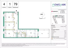 4 pokoje, mieszkanie 63,80 m², piętro 1, oferta nr 79, NowoPark, Kraków, Czyżyny, ul. Sołtysowska/Tomickiego