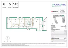 4 pokoje, mieszkanie 84,35 m², piętro 5, oferta nr 143, NowoPark, Kraków, Czyżyny, ul. Sołtysowska/Tomickiego