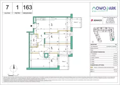 4 pokoje, mieszkanie 73,13 m², piętro 1, oferta nr 163, NowoPark, Kraków, Czyżyny, ul. Sołtysowska/Tomickiego