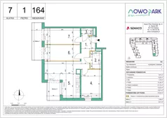 4 pokoje, mieszkanie 72,50 m², piętro 1, oferta nr 164, NowoPark, Kraków, Czyżyny, ul. Sołtysowska/Tomickiego