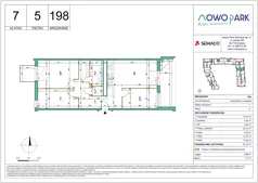 4 pokoje, mieszkanie 87,14 m², piętro 5, oferta nr 198, NowoPark, Kraków, Czyżyny, ul. Sołtysowska/Tomickiego